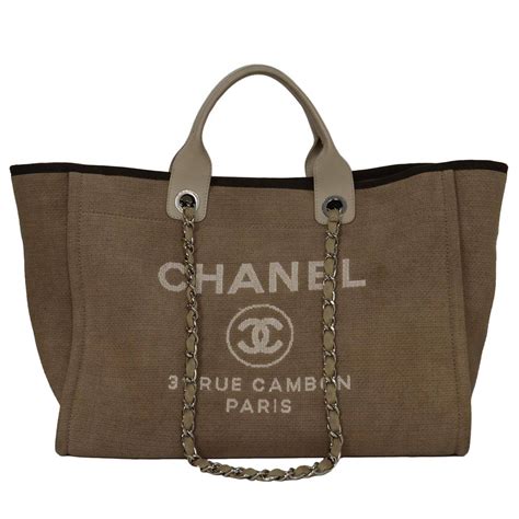 chanel deauville tote bag dupe|chanel deauville canvas tote bag.